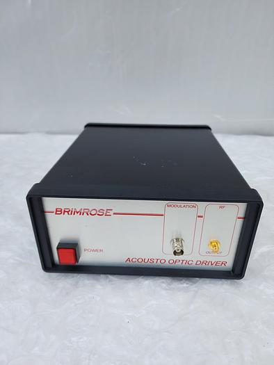 Used BRIMROSE FFA-110-B2-F3 ACOUSTO OPTIC DRIVER