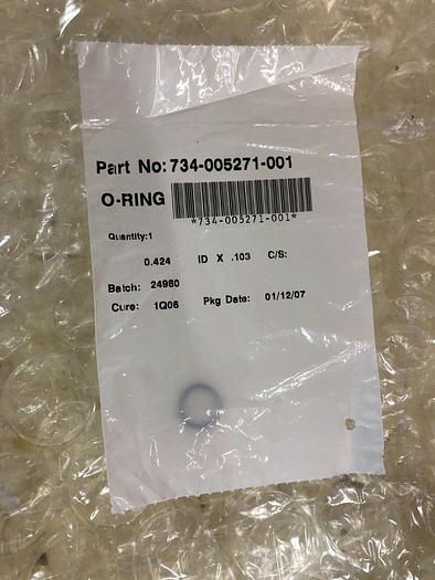 Used O-RING 734-005271-001 QTY 9