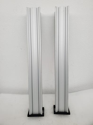 Used LOT OPTICAL MOUNTS ALUMMINUM VARIOUS SIZES 