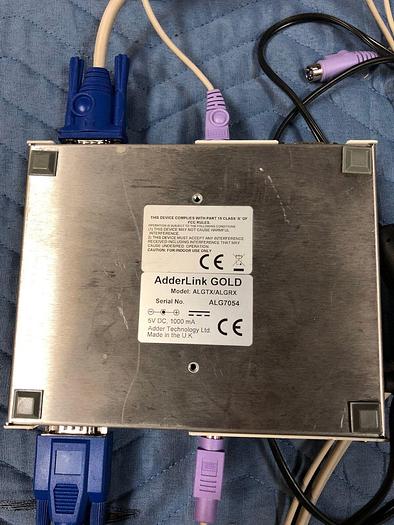 Used ADDERLINK XR GOLD WITH MINICOM MINI KVM EXTENDER