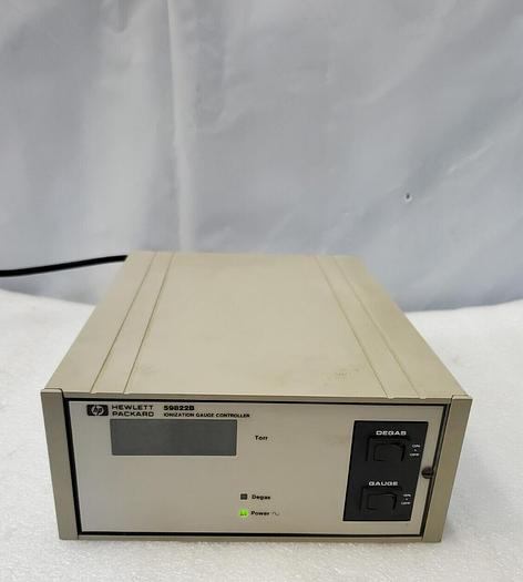 Used HEWLETT PACKARD 59822B IONIZATION GAUGE CONTROLLER