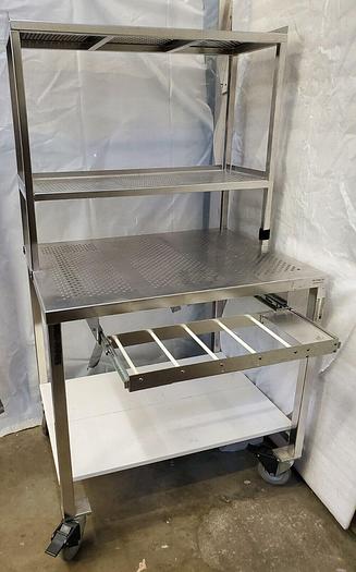 Used Stainless Steel Retractable Prep Station