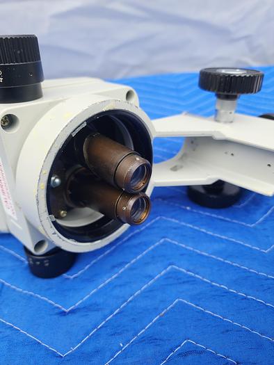 Used MEIJI EMZ 28056 OPTICAL INSPCETION MISCROSCOPE WITH BOOMSTAND 