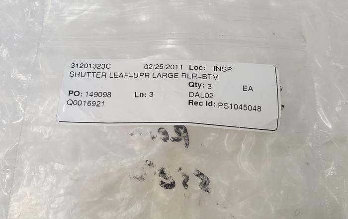 Used SHUTTER LEAF- UPR LARGE RLR-BTM