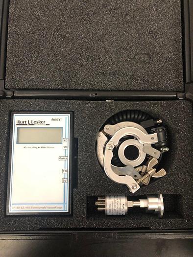 Used KURT J. LESKER 500TC  THERMOCOUPLE VACUUM GAUGE