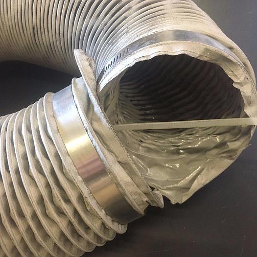 Used 3'' HEAVY DUTY WITH STAINLESS CLAMPS 20''  6 FT LONG