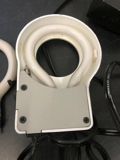 Used TECHNIQUIP TLC-5 MICROSCOPE RING LIGHT AND REPLACEMENT BULB