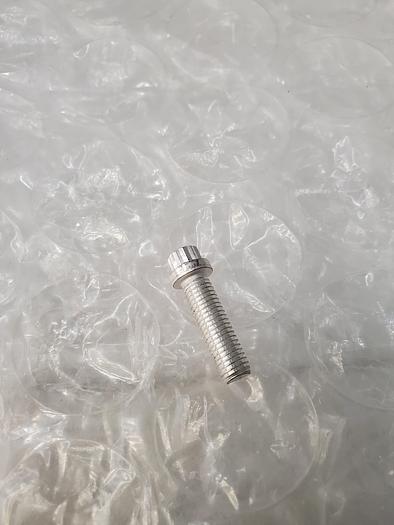 Used DUNIWAY SBX-28-087 SILVER-PLATED 12 POINT BOLTS (PACK OF 25)