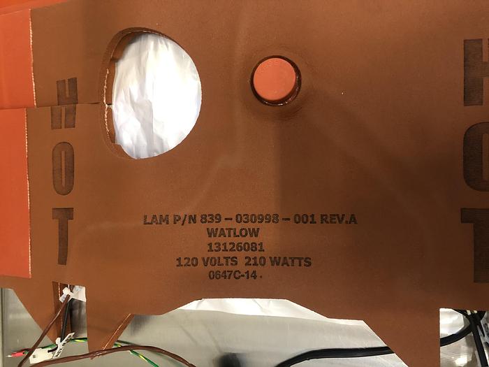 Used LAM RESEARCH 839-030998-001 HEATER