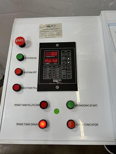 Used PCT SYSTEMS MEGASONIC HYPERCLEAN TTF20-SW PVDF