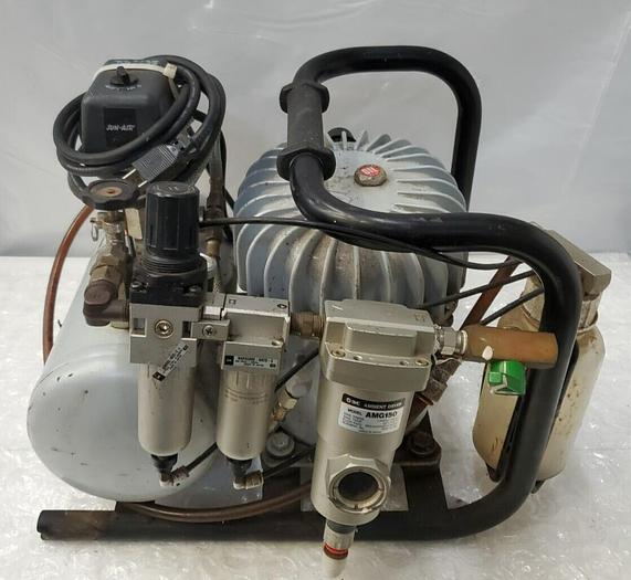 Used JUN-AIR 6-4 Quiet Air Oil-lubricated Piston Compressor