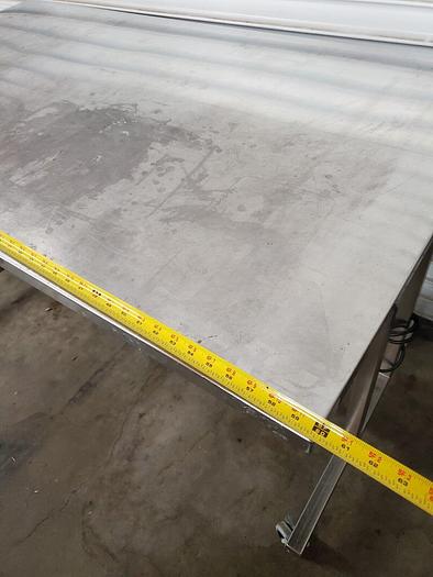 Used TERRA UNIVERSAL STAINLESS STEEL TABLE 60''  X 34''