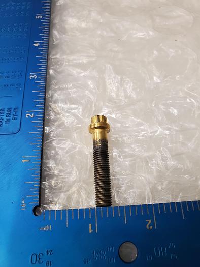 Used DUNIWAY SFBN-24-225 SILVER-PLATED 12 POINT BOLTS (PACK OF 18)