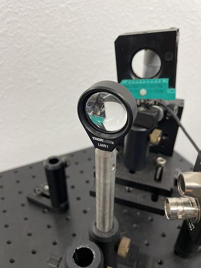 Used NEWPORT PRC-3 PROBE STATION ELECTRO ABSORTION OPTIC ASSEMBLY 24 L x 18W x 11H