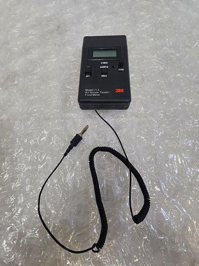 Used 3M 713 AIR IONIZER TESTER FIELD METER