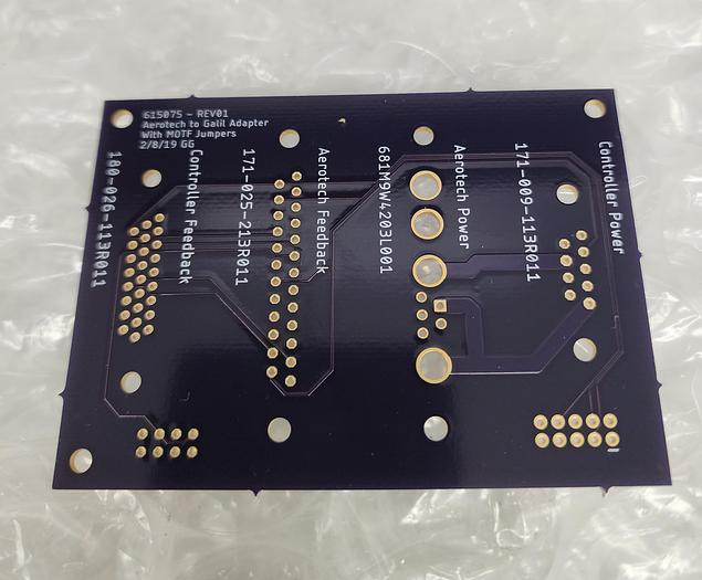 615075-REV01 AEROTECH TO GALIL ADAPTER W MOTF JUMPERS