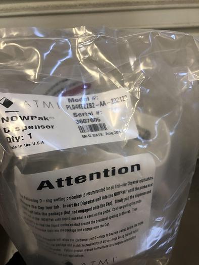 Used ATMI INC PL04KEZZB2-AA-232122 KALREZ 3-8''x3-8'' PILLAR 