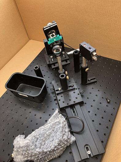 Used NEWPORT PRC-3 PROBE STATION ELECTRO ABSORTION OPTIC ASSEMBLY 24 L x 18W x 11H