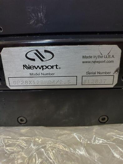 Used NEWPORT GP28X12BMD4-2.5 STAGE POSITIONING