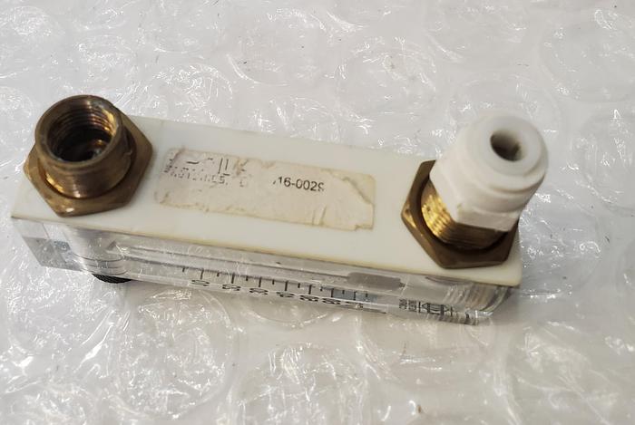 Used KING INSTRUMENT COMPANY 10-70 GPH FLOWMETER