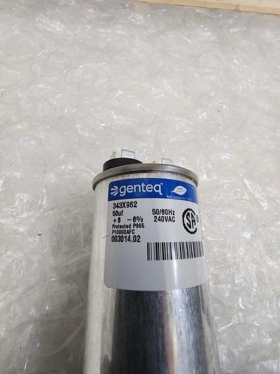 Used GENTEQ 343X962 CAPACITOR