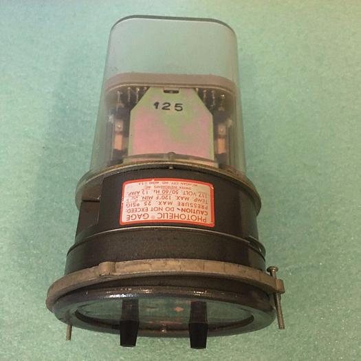 Used PHOTOHELIC 3001C Max Pressure 25 PSIG