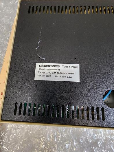 Used KARL SUSS TOUCH PANEL 260MS093-01