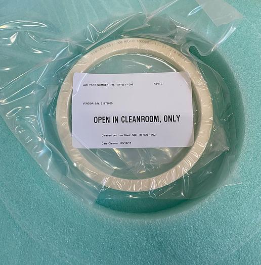 Used LAM RESEARCH 716-011651-006 7.0 OD 5.986 ID .490THK