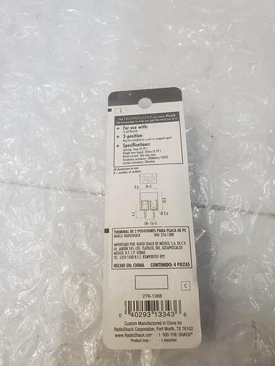 Used RADIOSHACK 276-1388 PC BOARD TERMINAL