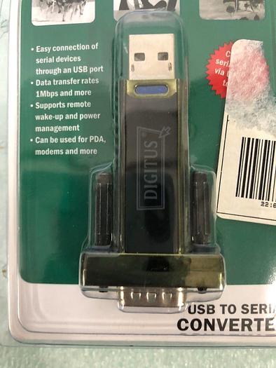 Used DIGITUS USB TO SERIAL CONVERTER