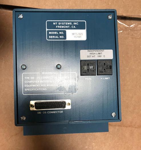 Used MT SYSTEMS MTS-820 TEMPERATURE CONTROLLER