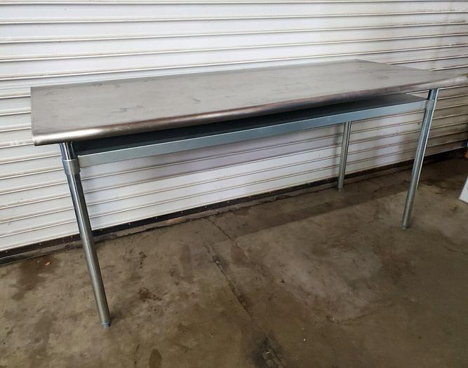 Used STAINLESS STEEL WORKBENCH 72  X 30