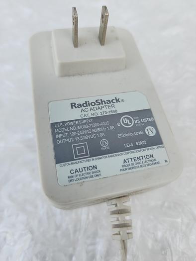 Used RADIOSHACK 273-1668 AC ADAPTER