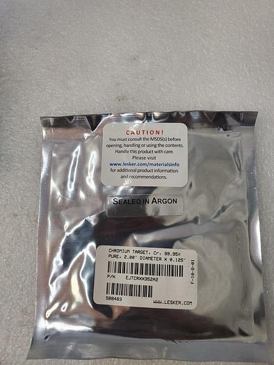 KURT J. LESKER COMPANY CHROMIUM TARGET CR 99.95%