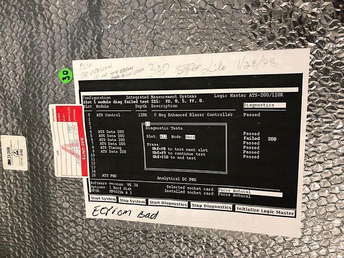 Used 121-0200-005 ats data module