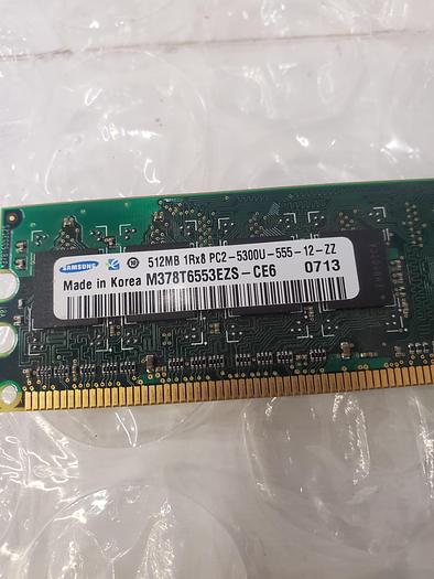 Used SAMSUNG M378T6553EZS-CE6 512MB MEMORY