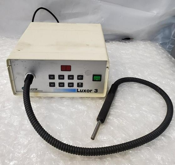 Used ABLESTIK LUXOR 3 FX650 CURLING FIBER OPTIC LIGHT SOURCE