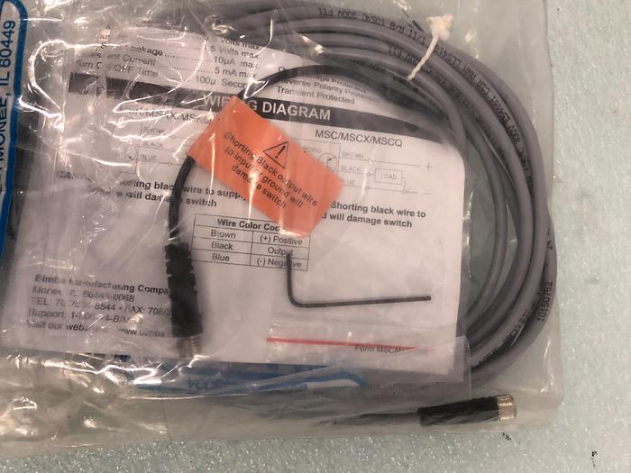 Used BIMBA STAINLESS STEEL MSKQCX