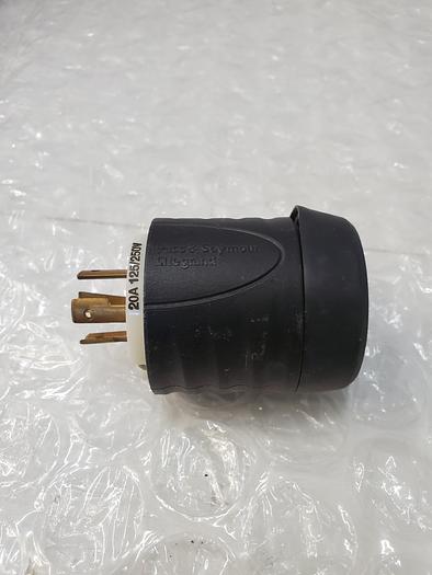 Used PASS & SEYMOUR TURN AND PULL PLUG 20A 125-250V