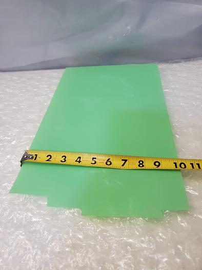 Used ARTUS PLASTIC SHEET GREEN 10X20X.003