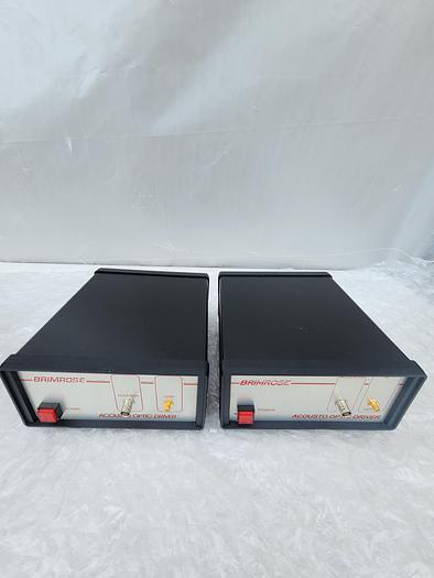 Used BRIMROSE FFA-110-B2-F3 ACOUSTO OPTIC DRIVER