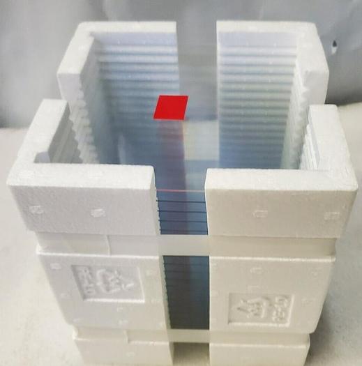 Used NIPPON ELECTRIC GLASS MATERIAL DISPLAYS OA-10G  GLASS SIZE 152.4-7 1830A POL