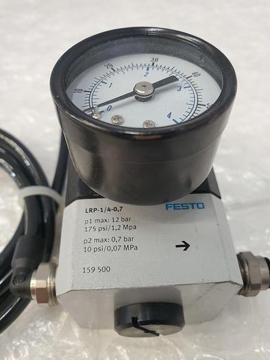 Used FESTO LRP-1 4-0,7 PRECISION PRESSURE REGULATOR