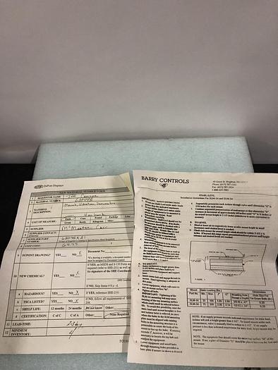 Used Barry Controls High Capacity Cup Mount SetCompact Air Mount