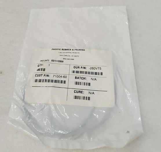 71004-60 O-RING , GASONICS  -260 V75 QTY 8