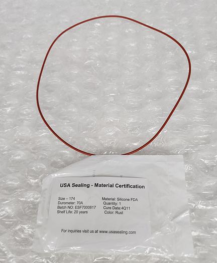 Used SILICON O RINGS 70A SIZE 174