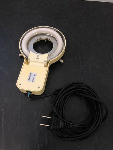 Used HX LAMP 110V-AC MICROSCOPE RING LIGHT