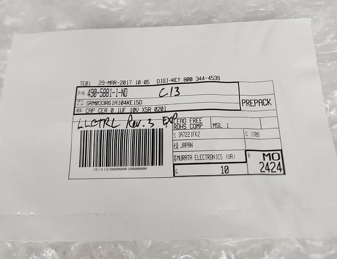 Used McMASTER CARR SMALL FURM FACTOR DRIVER BOARD TEST PARTS