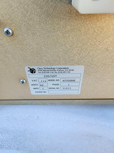 Used ORYX INSTRUMENTS SYSTEM 700-HMR , ESD-QST M700HMR ESD TESTER