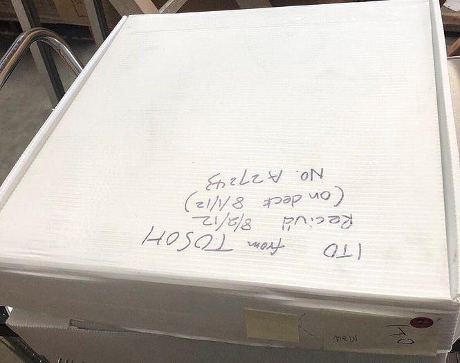 TOSOH  MATERIAL ITO , D343x6.35 , no.D3275LN6-3G